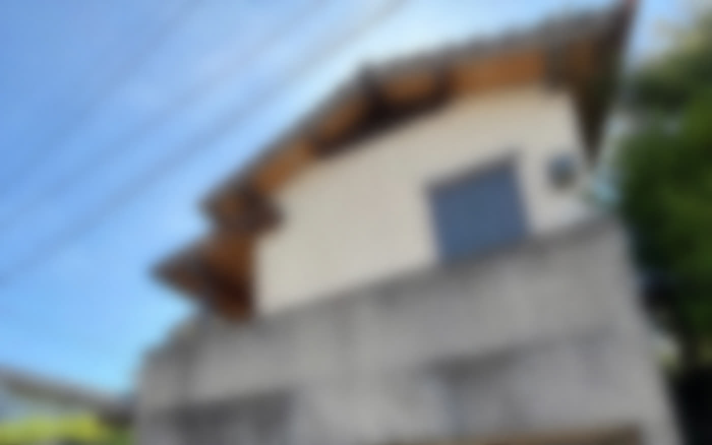 プライバシー保護のため全体をぼかした、当社取扱い既存住宅事例の写真